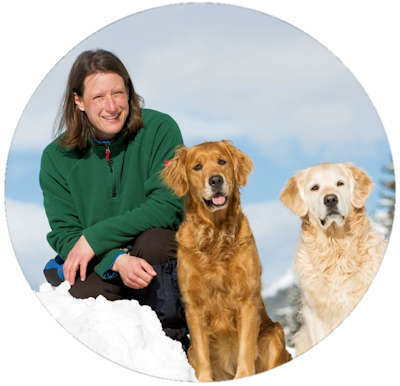 Dr. Anne Lisa Louis mit Ihren Hunden